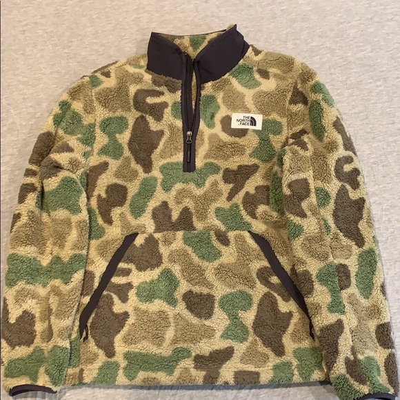 north face fleece camo